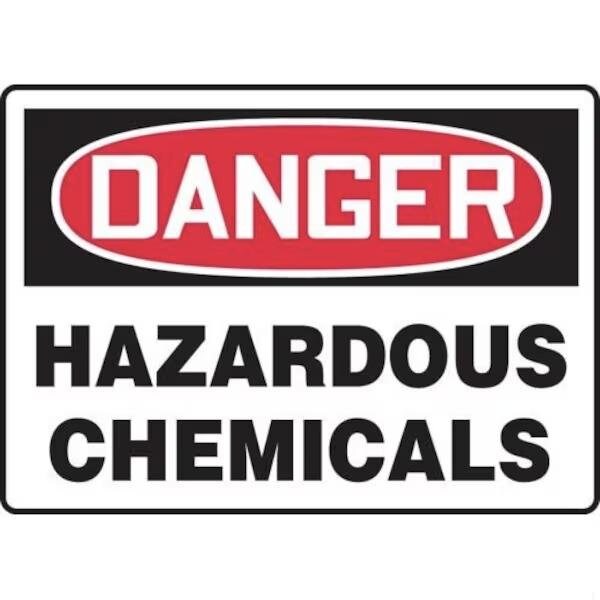 Accuform OSHA DANGER SAFETY SIGN HAZARDOUS SHMCHL091XL SHMCHL091XL - main